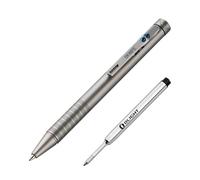 OKNIFE Bolígrafo de titanio B1 Ti con clip 2 en 1, bolígrafo de acción de perno con clip, bolígrafo ligero EDC con 2 recambios, ideal para oficina, trabajo, escritura