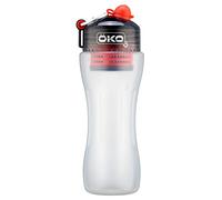 OKO H2O Botella de 650 ml con filtro para chorino, bacterias, microplásticos, plomo