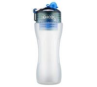 OKO H2O Botella de filtración de 650 ml para cloro, bacterias, micro plástico, reducción de plomo