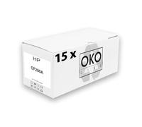 OKOLine 15X CF280A, 80A Negro Tóner Compatible con HP LaserJet Pro 400 M401, Pro 400 MFP M425