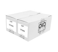 OKOLine 2X CF226X, 26X Negro Tóner Compatible con HP LaserJet Pro M402, M426