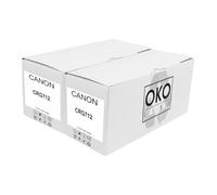 OKOLine 2X CRG712, 1870B002 - Tóner negro compatible con Canon LBP-3010, LBP-3100, LBP-3018