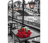 OKOUNOKO 1000 Piezas Puzzles 3D, Rosa Perdida, para Adultos Niños Personalizado, Decoración para El Juego De Juguetes para El Hogar, Gran Regalo Educativo, 75X50Cm