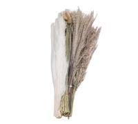 OKOVO 110pcs Pampas Grass Bouquet 17inch Dried Flowers Pampas Grass Floral Decor for Wedding Arrangements