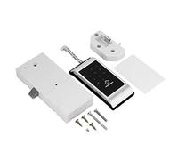 OKOVO 1x teclado táctil contraseña cerradura de acceso a llave armario de seguridad electrónico Digital armario codificado (Plata)