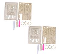 OKOVO 2 PCS/Pack Banda de goma hecha a sí misma Brazo robótico Experimentos científicos Pequeños juguetes de invención