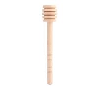 OKOVO 50 Unids/set Hogar De Madera Mini Mermelada Miel Dipper Tarro Dispensador Recolección Varilla Agitadora (Exquisito 10CM)