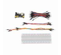 OKOVO 830 Tie Points Breadboard 3.3V 5V Módulo de Fuente de alimentación con Kit de Cables de Puente para proyectos de circuitos de Bricolaje