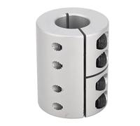 OKOVO Acoplamiento de abrazadera rígida M5 38N.M Acoplamiento de sujeción de eje de óxido anodizado para servomotor paso a paso 4000rpm