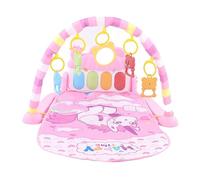 OKOVO Baby Playmat Piano Smart Stage Detachable Musical Education Infant Playmat Piano for Fitness (Rosa)