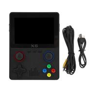 OKOVO Consola de Juegos portátil Compatible con Dos Jugadores, Joystick Dual, Pantalla a Color HD IPS de 3,5 Pulgadas, Reproductor de Juegos portátil de 2000 MAH para Entretenimiento de (Negro)