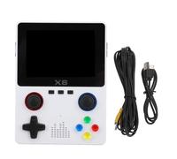 OKOVO Consola de Juegos portátil Compatible con Dos Jugadores, Joystick Dual, Pantalla a Color HD IPS de 3,5 Pulgadas, Reproductor de Juegos portátil de 2000 MAH para Entretenimiento de (Blanco)
