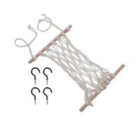 OKOVO Hamaca Colgante de Frutas con Ganchos Tejida a Mano Debajo del gabinete Red de Hamaca de Frutas para Cocina (40cm)