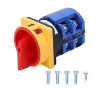 OKOVO Interruptor de cambio universal Interruptor selector de leva giratorio Tipo candado Carga 63A CA 240 V 440 V