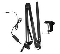 OKOVO LED Desk Lamp for Home Office, Long Arm Clip Light Eyeshield Folding LED Table Lamp for Manicure Hairdressing