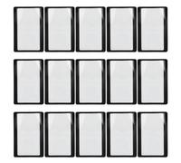 OKOVO Lupa Hoja Ligera Portátil Tamaño de Tarjeta Lupa para Maquillaje Lectura Impresiones Pequeñas 15 Piezas