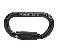 OKOVO Mosquetón ampliado de la protección de seguridad 25KN de la cerradura automática del tipo O de la escalada en roca al aire