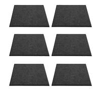 OKOVO Panel de absorción acústica Reducción de Ruido Engrosado Abogador de Relleno insonorizado para el Techo de Pared (Negro)