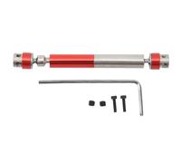 OKOVO RC Car Center Drive Shaft 65 a 78 mm Eje de transmisión central de aluminio de acero de alta resistencia para Axial SCX24 1/24 (Roja)