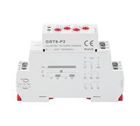 OKOVO Relé de tiempo de salida de pulso Tamaño mini Instalación en riel DIN ABS Relé de carcasa ignífuga AC DC 12V-240V