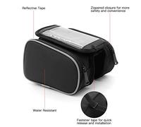 OKOVO Roswheel Cycle Bike Marco de Tubo Superior Delantero Alforja Bolsa Doble para teléfono móvil de 5,5 Pulgadas 1,8 L 12813L-A