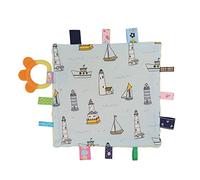 OKOVO Toalla cómoda para bebés Patterans Lindos Terciopelo Suave Mordedor de Silicona Toalla de Saliva para bebés (Velera)