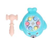 OKOVO Whack Game Toy Educación Temprana Forma de Sello de Aprendizaje Colorido Juguete de Martillo de Seguridad para bebés para bebés (Azul)