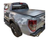 OKQLXZMKQ Dream Car Pickup Cubierta de Aluminio Triple Plegable for Cama Ranger Raptor Compatible con Ranger Raptor