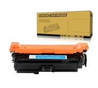 Okra 1 tóner cian compatible con HP 504A HP 504X Negro HP CE251A CE251X HP 507A CE401A Tóner para HP Color LaserJet CP3520 CP3525dn CP3525n CP3525x HP Color LaserJet CM3530 CM3530FS (cian)