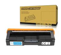 Okra 407544 Toner Compatible con Ricoh SP C250 Cyan para Ricoh SP C250 Toner Cyan Ricoh SPC250 Toner para Ricoh Aficio SP C250SF C250DN SP C250e SP C250SFw SP C261SFN SP C261DNw SP C261DNw SP C261DNw