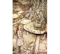 OKSEAS Cuadros Decoración Impresiones de Lienzo Reproducción Alicia en el país de las maravillas de Arthur Rackham para la decoración del hogar 60x90cm