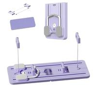 OKSTENCK Tabla de pilates, entrenamiento abdominal con soporte para codos y temporizador, placa abdominal de rebote automático, placa abdominal plegable, placa abdominal para el gimnasio en el hogar.