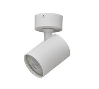 Oktaplex Bora foco de techo 1 foco GU10 LED 230V spot bar foco orientable lámpara de techo blanco