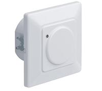 Oktaplex Fee Detector de Movimiento Empotrado 180° Sensor de Alta frecuencia Alcance 5-15m Caja Mural para Huecos 230V Blanco con Sensor crepuscular