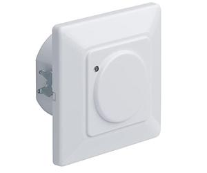 Oktaplex Fee Detector de Movimiento Empotrado 180° Sensor de Alta frecuencia Alcance 5-15m Caja Mural para Huecos 230V Blanco con Sensor crepuscular