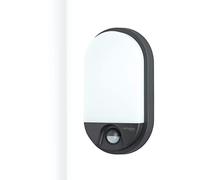 Oktaplex lighting Aplique Pared Exterior con Detector de Movimiento Lumi Motion IP54 10W 800lm 3000K Blanco Cálido Lampara Exterior Pared Antracita