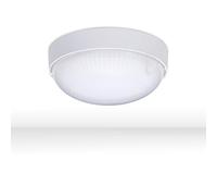 Oktaplex lighting, Plafones para techo, IP65, 4000K, 9W, 800lm, 14cm de diámetro, Plafón LED techo para sótanos, garajes o áticos, Blanco