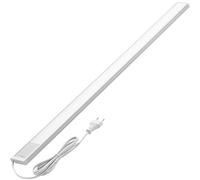 Oktaplex Riva luz LED plana bajo armario cocina 1110lm blanco cálido 90cm luz bajo armario plata con interruptor Luz de cocina 15W 230V