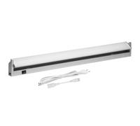 Oktaplex Rota iluminación bajo armario cocina LED 1615 lumen 3000K blanco cálido 91cm 14,6W iluminación cocina aluminio con interruptor 230V