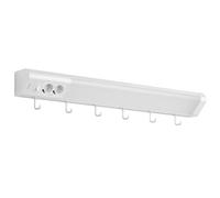 Oktaplex Talin lámpara bajo armario con casquillo 76cm cocina 230V LED lámpara de cocina blanco cálido 3000 Kelvin 1635 lumen 14,8W con interruptor blanco