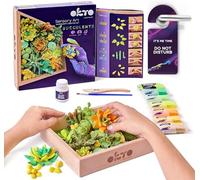 OKTO Joy DIY - Kit de pintura 3D, 21 x 21 cm, arcilla seca al aire, ideal para adultos y niños, perfecto para proyectos de arte creativos y decoración del hogar