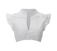 Oktoberfest 2025 - Lencería para mujer del Oktoberfest, disfraz de fiesta de cerveza bávara, dobladillo elástico, con botones, accesorios de vestido de doncella, ropa de dormir para mujer (blanco, XL)