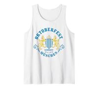 Oktoberfest Bandera de Baviera Munich Prost Beer Alemania Camiseta sin Mangas