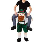 Oktoberfest Beer Guy Shoulder Carry Mascot Costume Ride On Halloween Christmas Party Dress