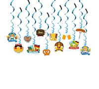 Oktoberfest Colgante de remolino para decoración,Juego de 31 pancartas decorativas para Oktoberfest, Baviera,decoración en espiral para Oktoberfest, Party Supplies