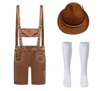 Oktoberfest Disfraz de cosplay festivo para celebraciones. Traje tradicional de fiesta de cerveza con tirantes, perfecto para todo el año. Vestido sexy de Halloween para mujer de 1791 (dorado, S)