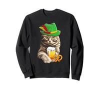 Oktoberfest - Disfraz de Gato bávaro con Sombrero Alpino Cerveza Sudadera