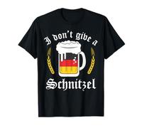 Oktoberfest Don't Give Schnitzel Beer Festival de la Bandera Alemana Camiseta