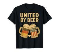 Oktoberfest Drinking 2025 United by Beer Alemania Bandera de Estados Unidos Camiseta