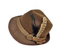 Oktoberfest Hat - No Woven Bavarian Headwear, Festival Disfraz Accessory | Traditional German Party Celebration Costume System For Adults Halloween Carnival Beer Festivals Holiday Celebrations Cospla